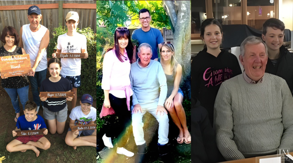 John Morgan with his family. Troy Morgan OAM's father, remembered in a piece about Lewy Body Dementia, brain health, and the decisions we make long before the consequences arrive.